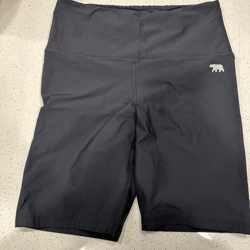 Running bare exercise shorts
